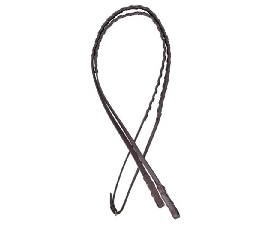 Platinum Laced Leather Reins image 1